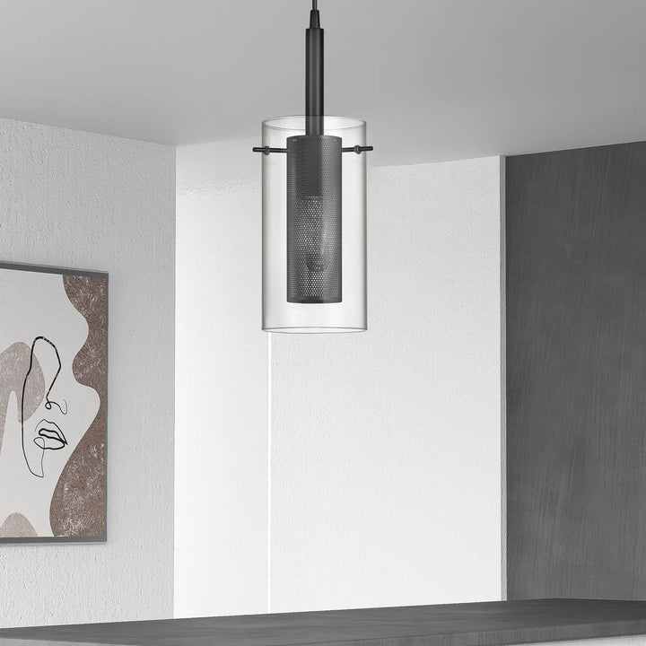 Dainolite Canada - 30961-CM-MB - One Light Pendant - Percy - Black