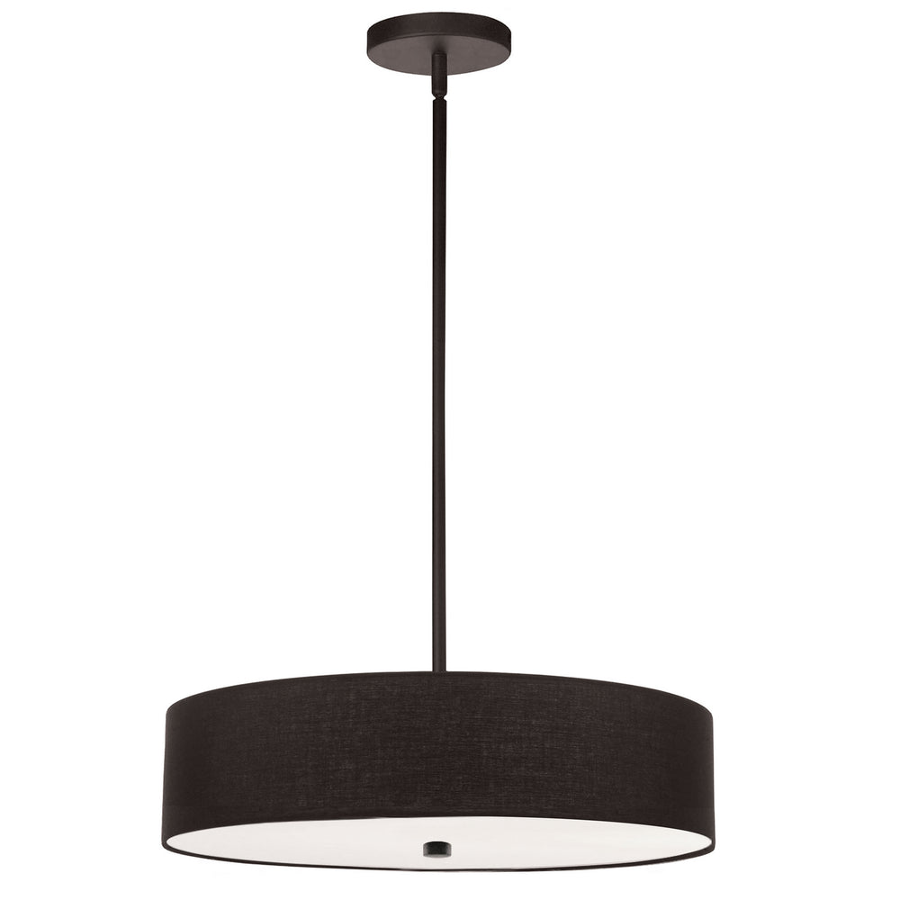 Dainolite Canada - 571-204P-MB-BK - Four Light Pendant - Everly - Black