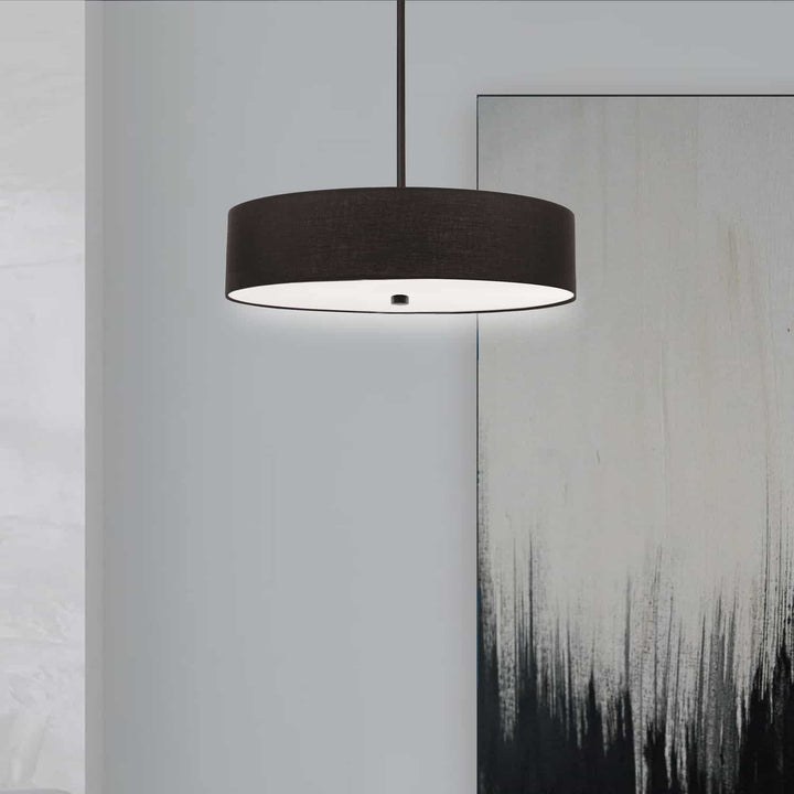 Dainolite Canada - 571-204P-MB-BK - Four Light Pendant - Everly - Black