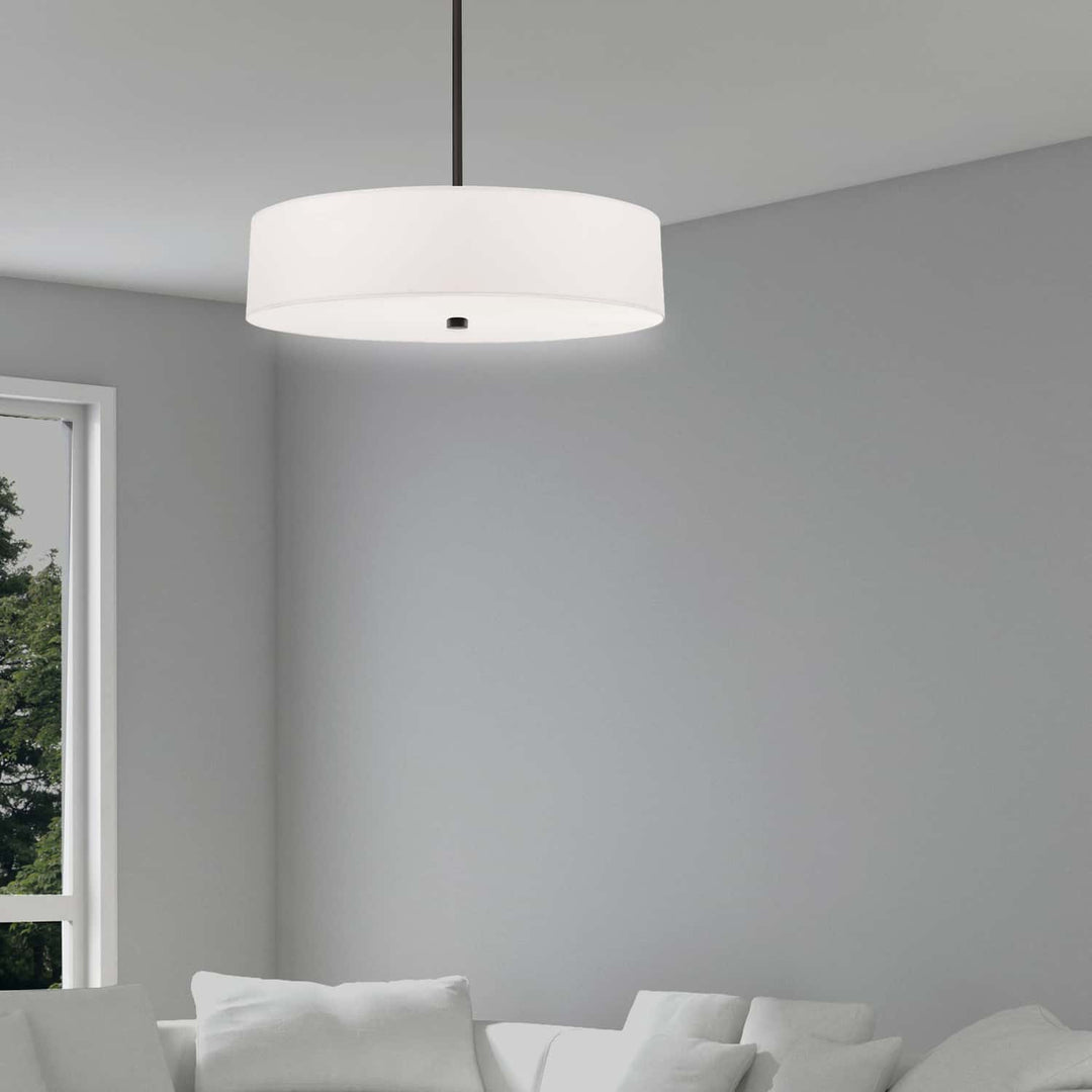 Dainolite Canada - 571-204P-MB-WH - Four Light Pendant - Everly - White
