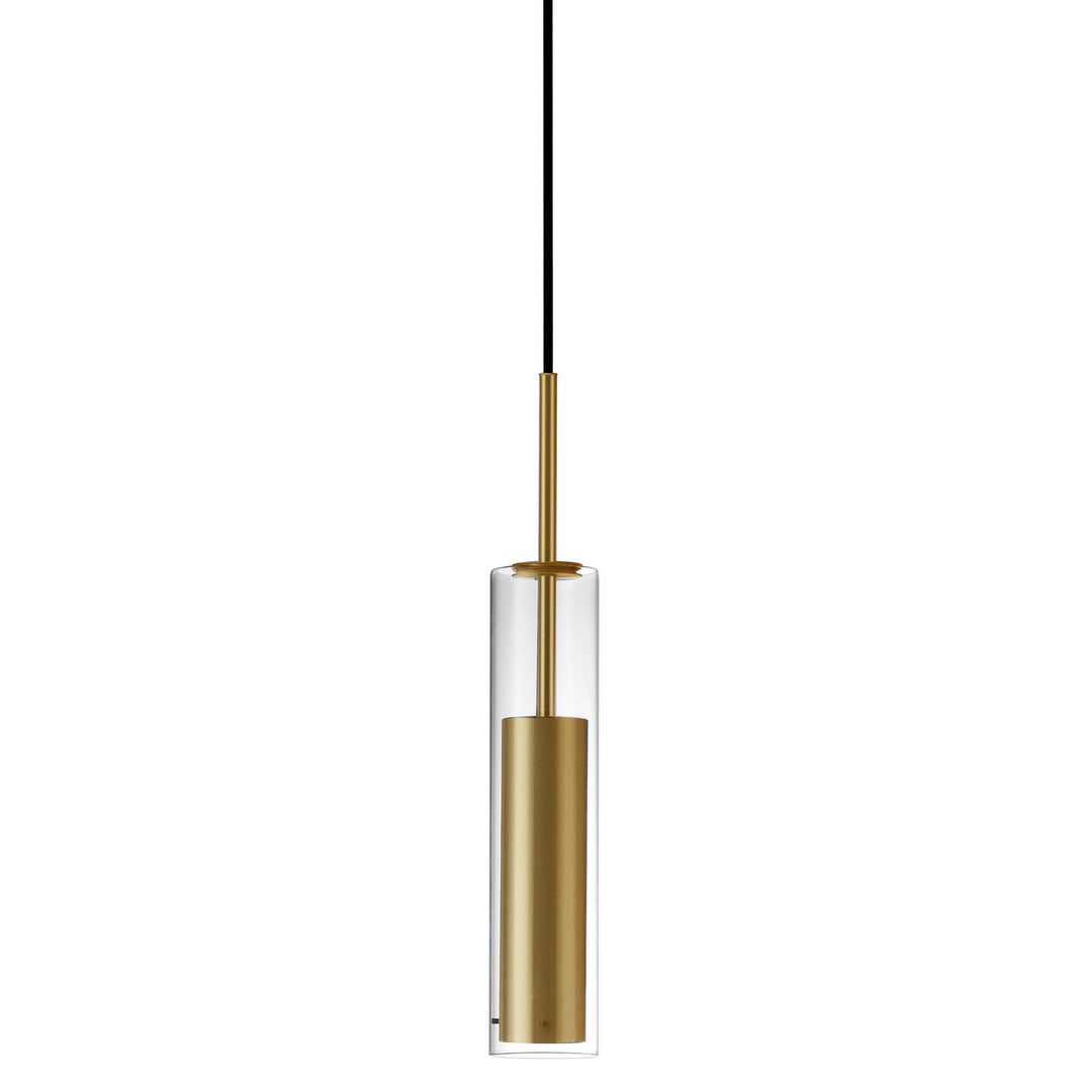 Luna LED Pendant in Aged Brass - available from The Lighting Shoppe, trusted by Canadian homeowners