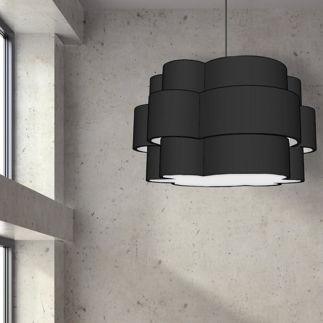 Dainolite Canada - PLX-284C-MB-BK - Four Light Chandelier - Phlox - Black