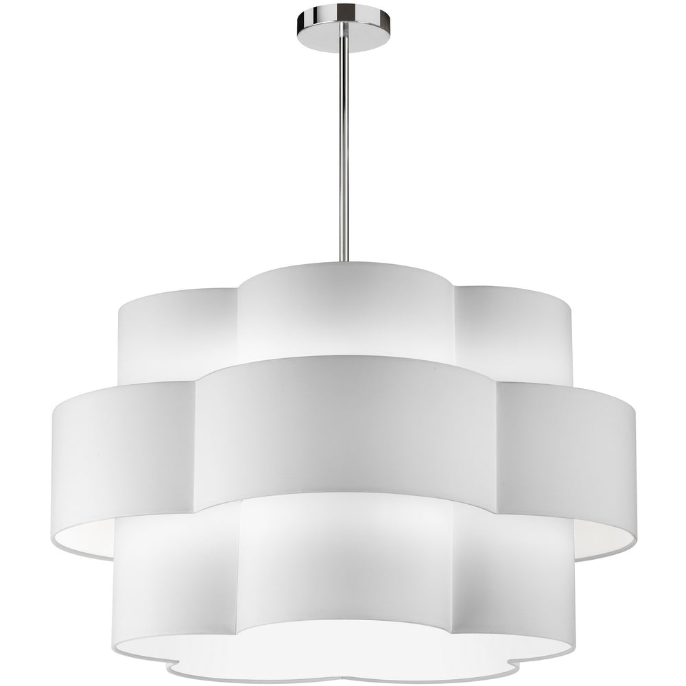 Dainolite Canada - PLX-284C-PC-WH - Four Light Chandelier - Phlox - White