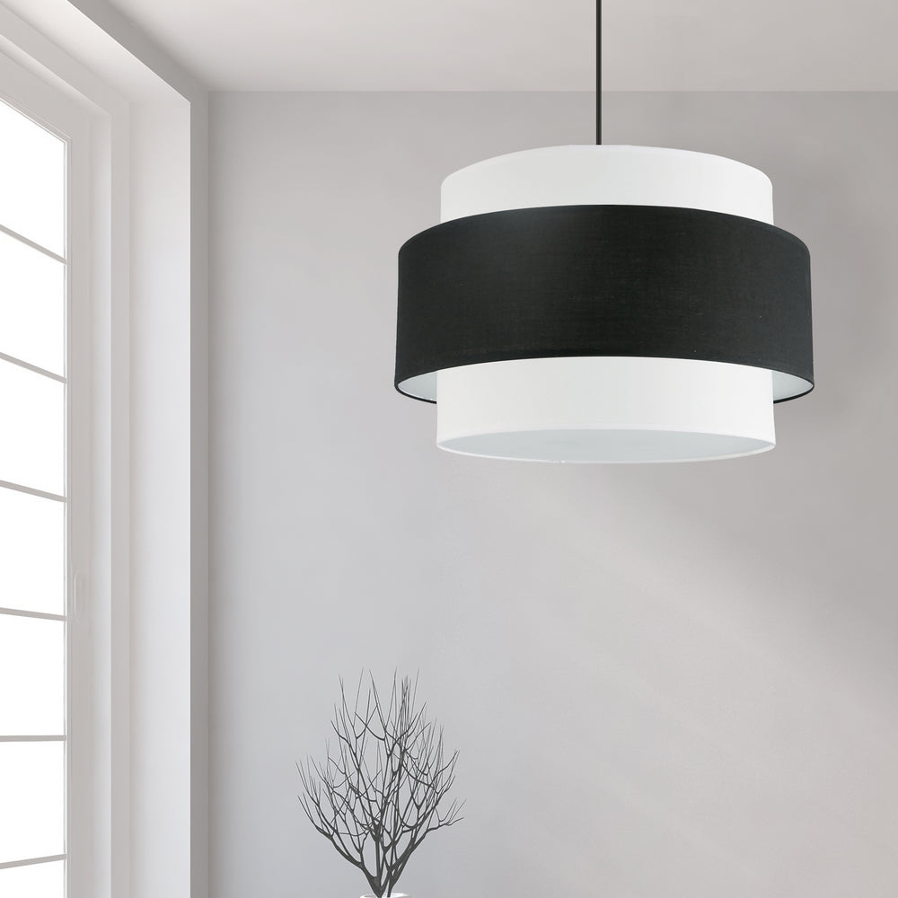 Dainolite Canada - PYA-224C-MB-BW - Four Light Chandelier - Priya - Black