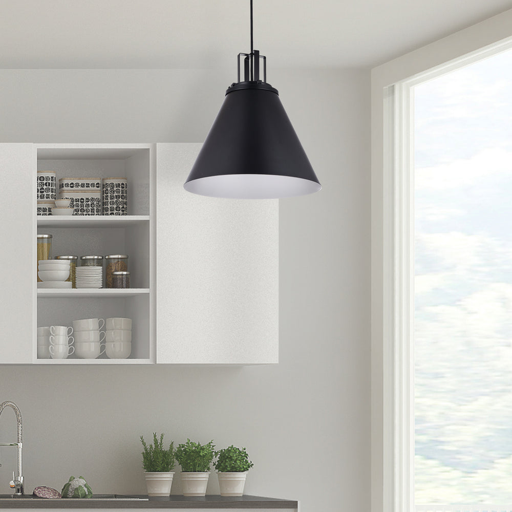 Dainolite Canada - SNS-141P-MB - One Light Pendant - Sonus - Black