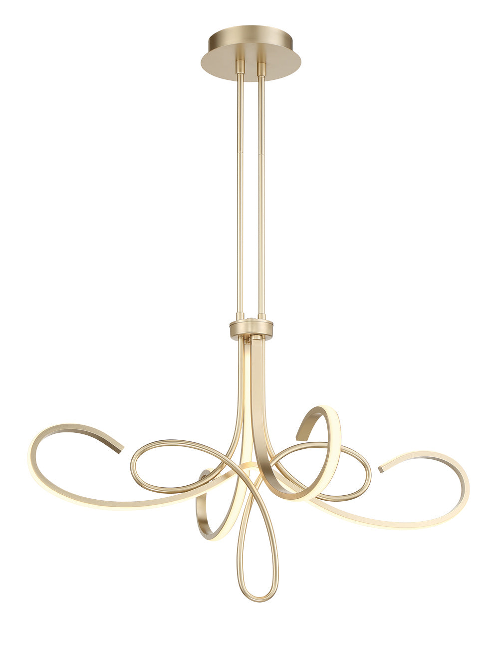 Astor by Robin Baron LED Chandelier in Soft Gold - available from The Lighting Shoppe, trusted by Canadian homeowners