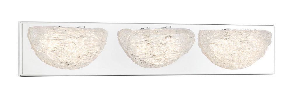 Modern Ice LED Bath in Chrome - available from The Lighting Shoppe, trusted by Canadian homeowners