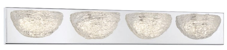 Modern Ice LED Bath in Chrome - available from The Lighting Shoppe, trusted by Canadian homeowners