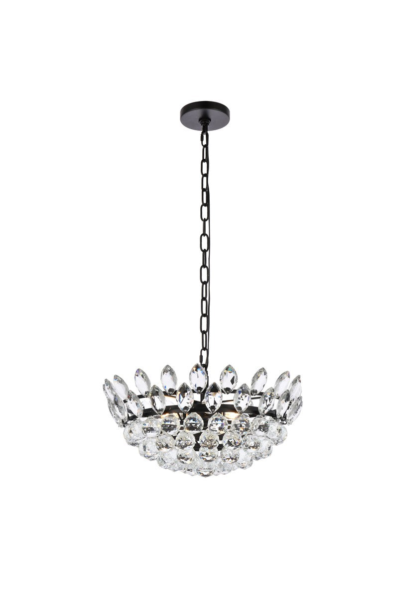 Emilia Five Light Pendant in Black - available from The Lighting Shoppe, trusted by Canadian homeowners