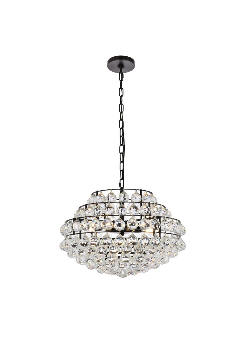 Savannah Five Light Pendant in Black - available from The Lighting Shoppe, trusted by Canadian homeowners