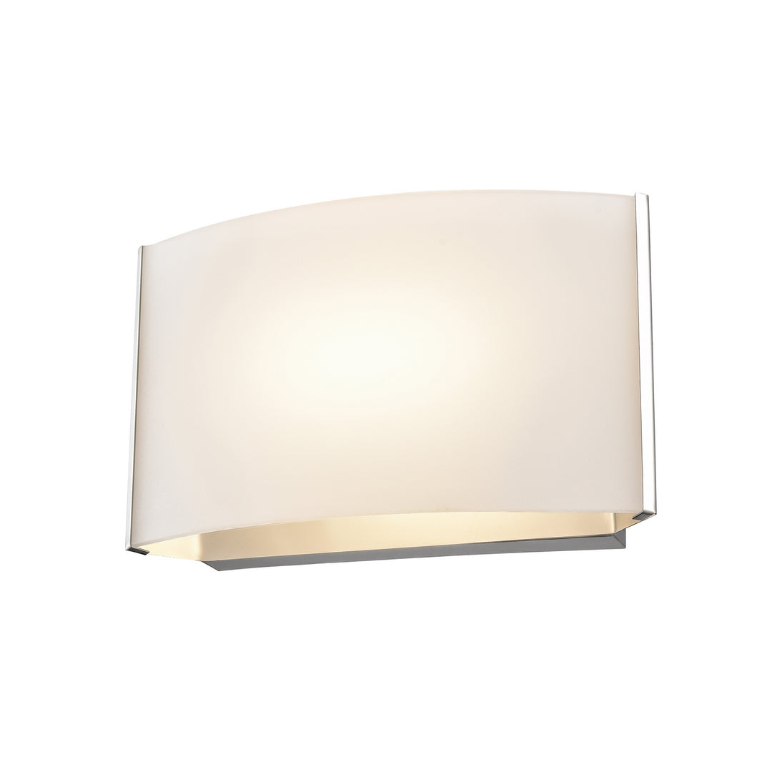 DVI Canada - DVP1700CH-OP - LED Wall Sconce - Vanguard Cct - Chrome w/Half Opal Glass
