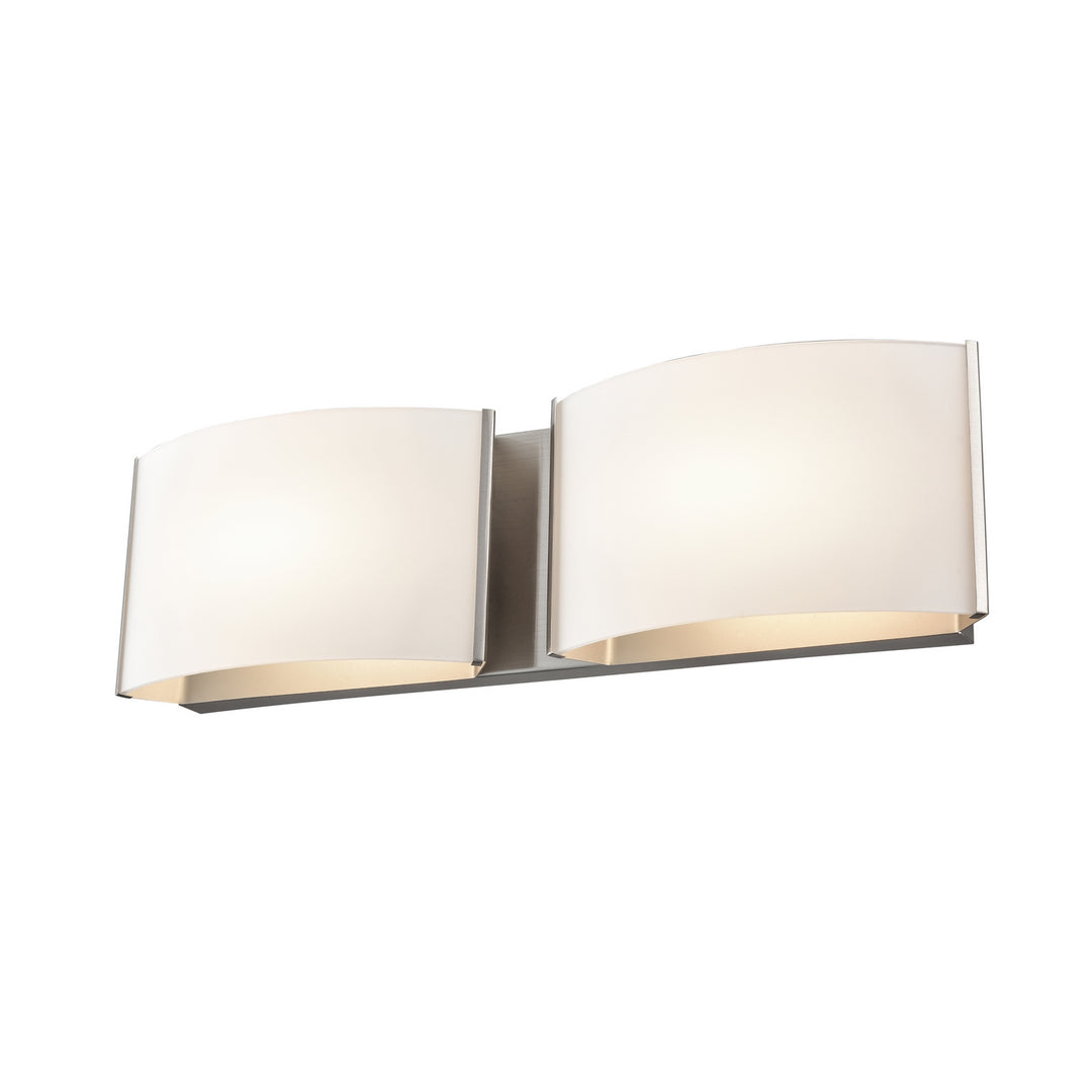 DVI Canada - DVP1796SN-OP - LED Vanity - Vanguard Cct - Satin Nickel w/Half Opal Glass