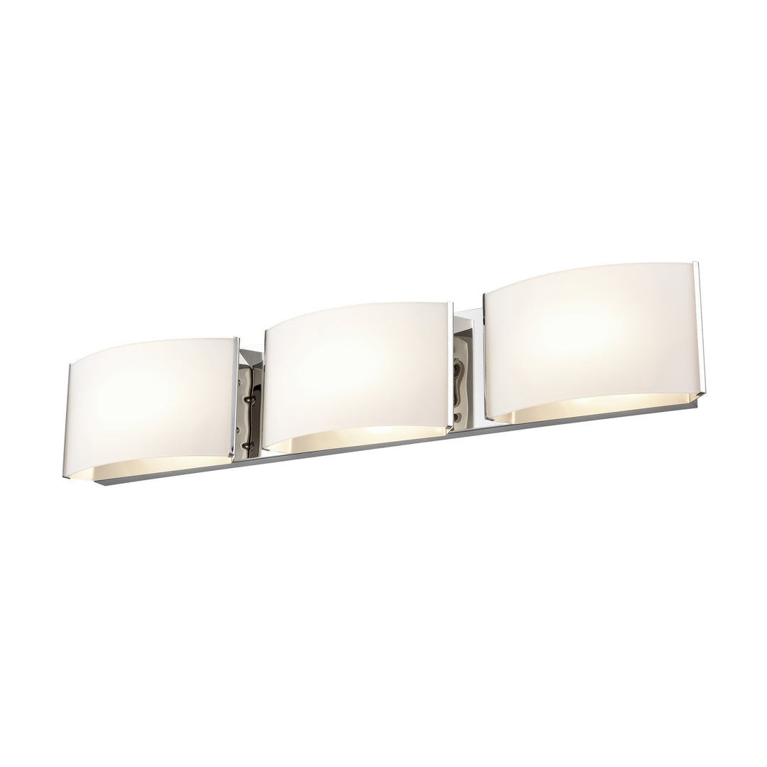 DVI Canada - DVP1797CH-OP - LED Vanity - Vanguard Cct - Chrome w/Half Opal Glass