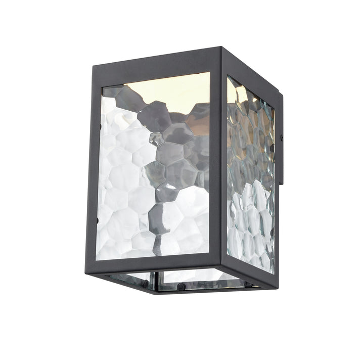 DVI Canada - DVP26971BK-HNC - LED Wall Sconce - Bishop Led Outdoor - Black w/Honeycomb Glass
