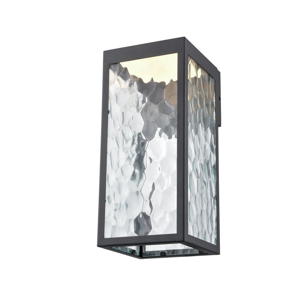 DVI Canada - DVP26972BK-HNC - LED Wall Sconce - Bishop Led Outdoor - Black w/Honeycomb Glass