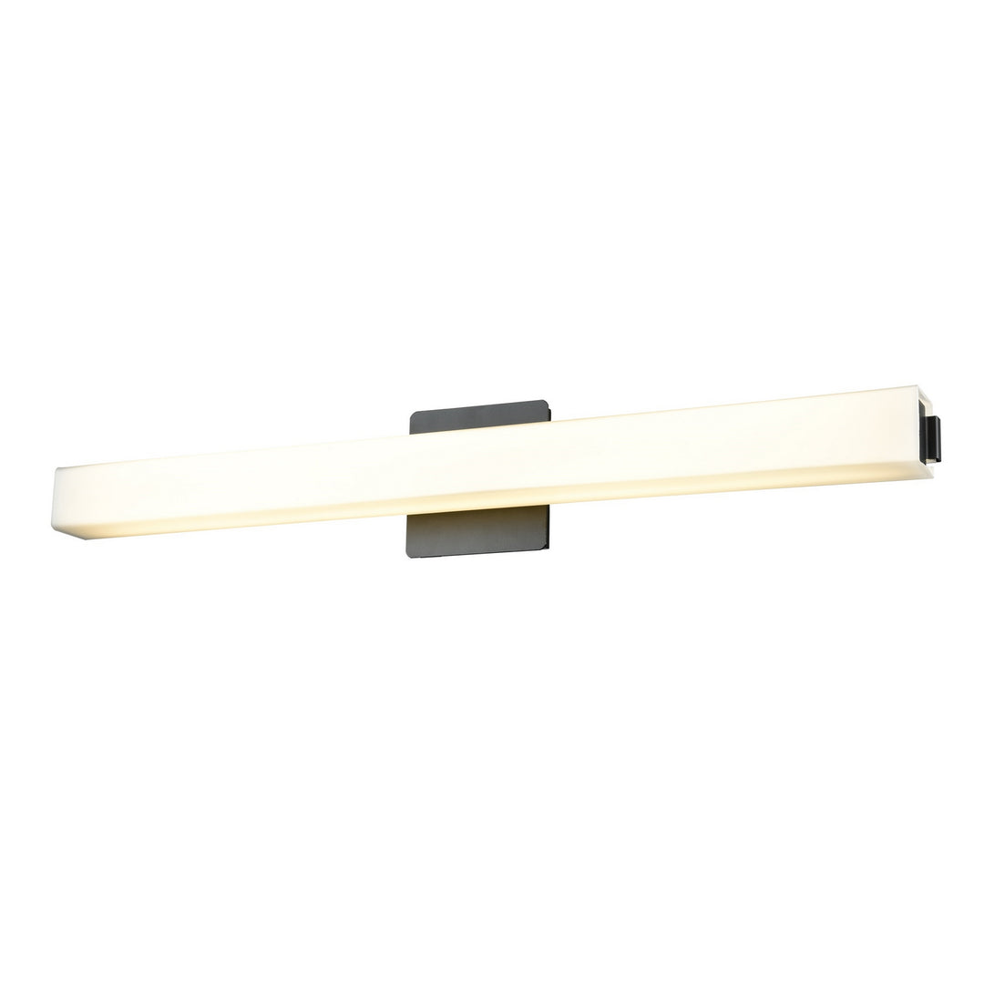 DVI Canada - DVP33894EB-OP - LED Vanity - Venture Cct - Ebony w/Half Opal Glass