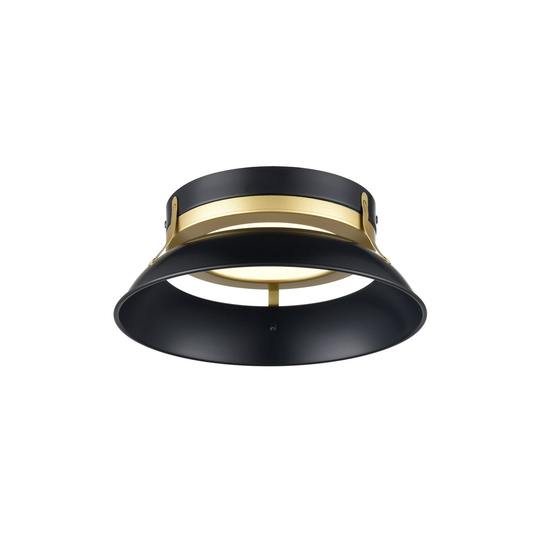 DVI Canada - DVP39518EB+PSB-CCT - LED Flush Mount - Alcenon Cct - Ebony And Painted Satin Brass