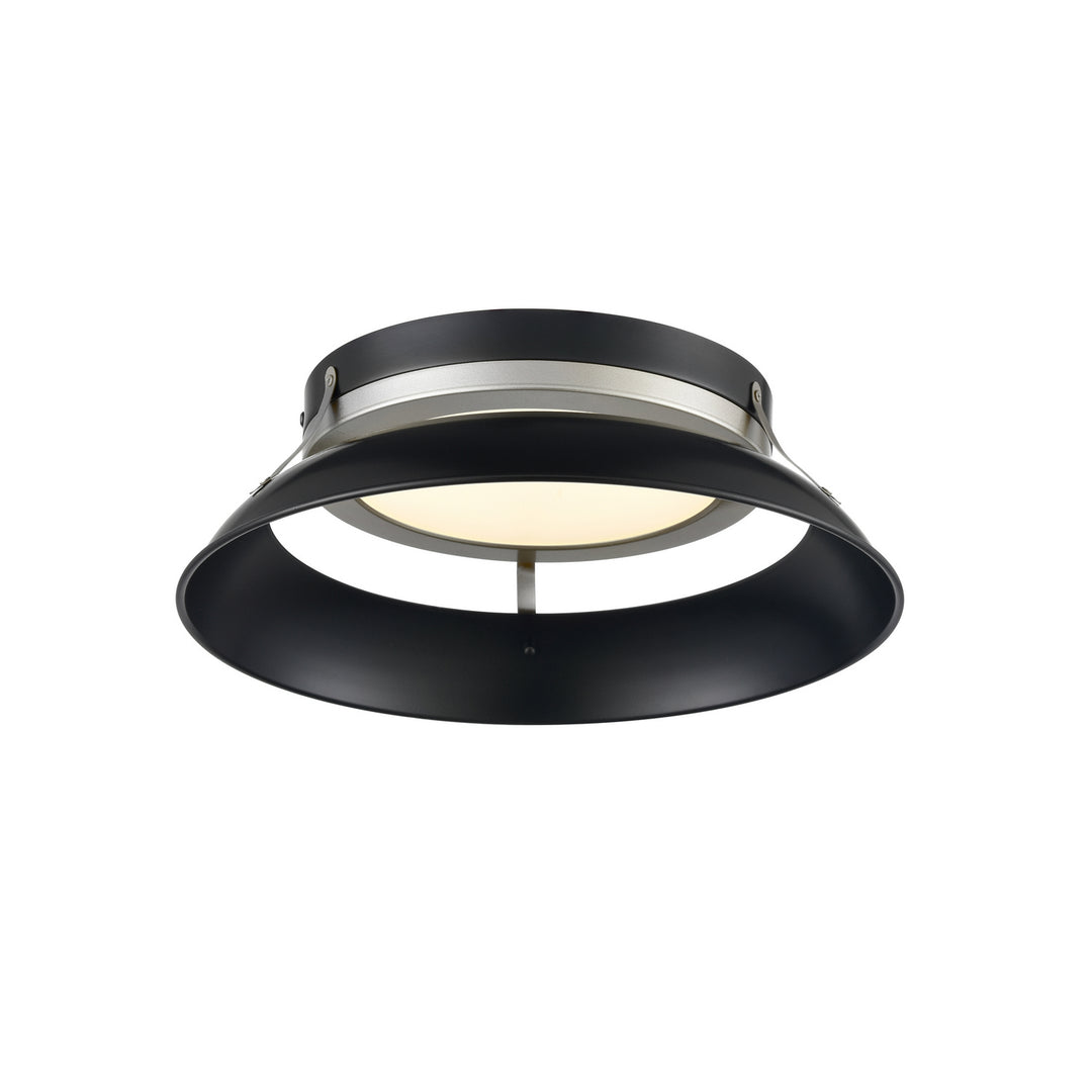 DVI Canada - DVP39528EB+PL-CCT - LED Flush Mount - Alcenon Cct - Ebony And Platinum