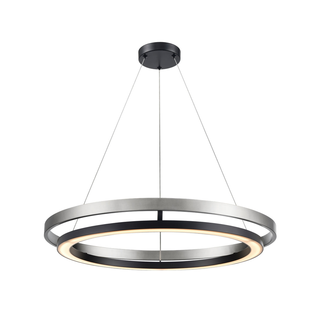 DVI Canada - DVP40848EB+BN-CCT - LED Foyer Pendant - Cybele Cct - Ebony And Ironwood On Metal