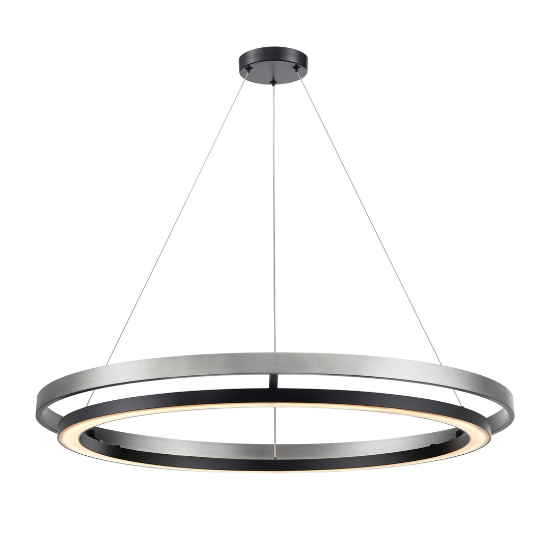 DVI Canada - DVP40849EB+BN-CCT - LED Foyer Pendant - Cybele Cct - Ebony And Satin Nickel