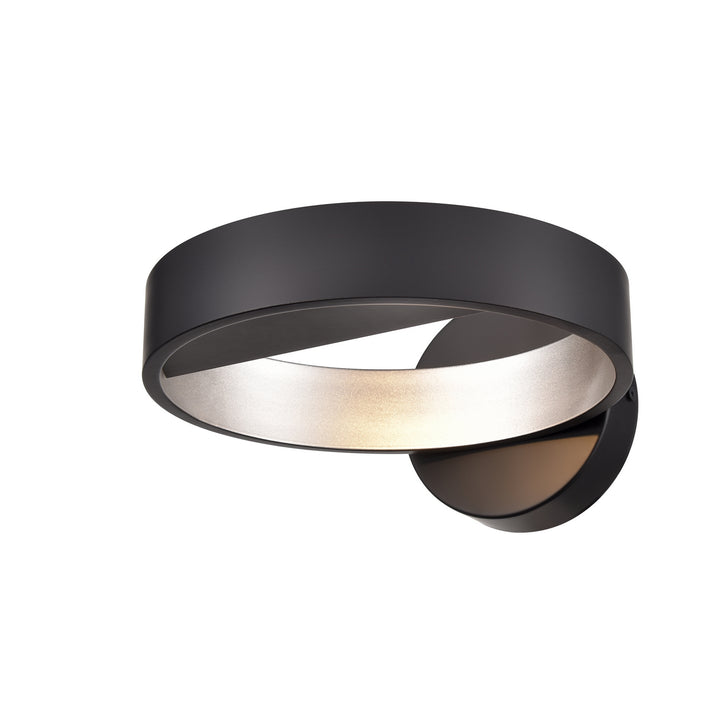 Miranda Led Outdoor LED Wall Sconce in Black/Stainless Steel - available from The Lighting Shoppe, trusted by Canadian homeowners