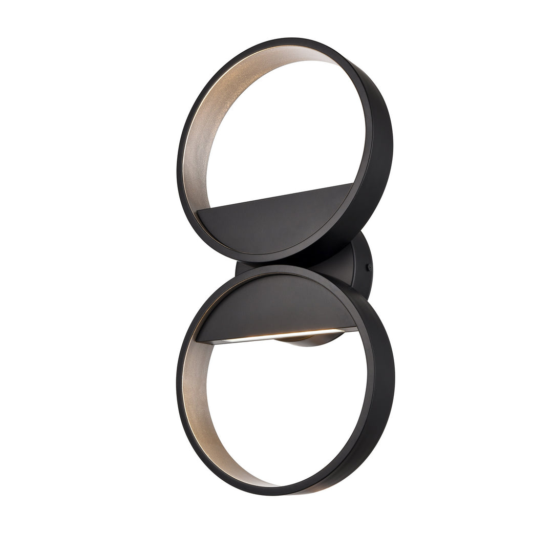 DVI Canada - DVP41472BK+SS - LED Wall Sconce - Miranda Led Outdoor - Black And Stainless Steel