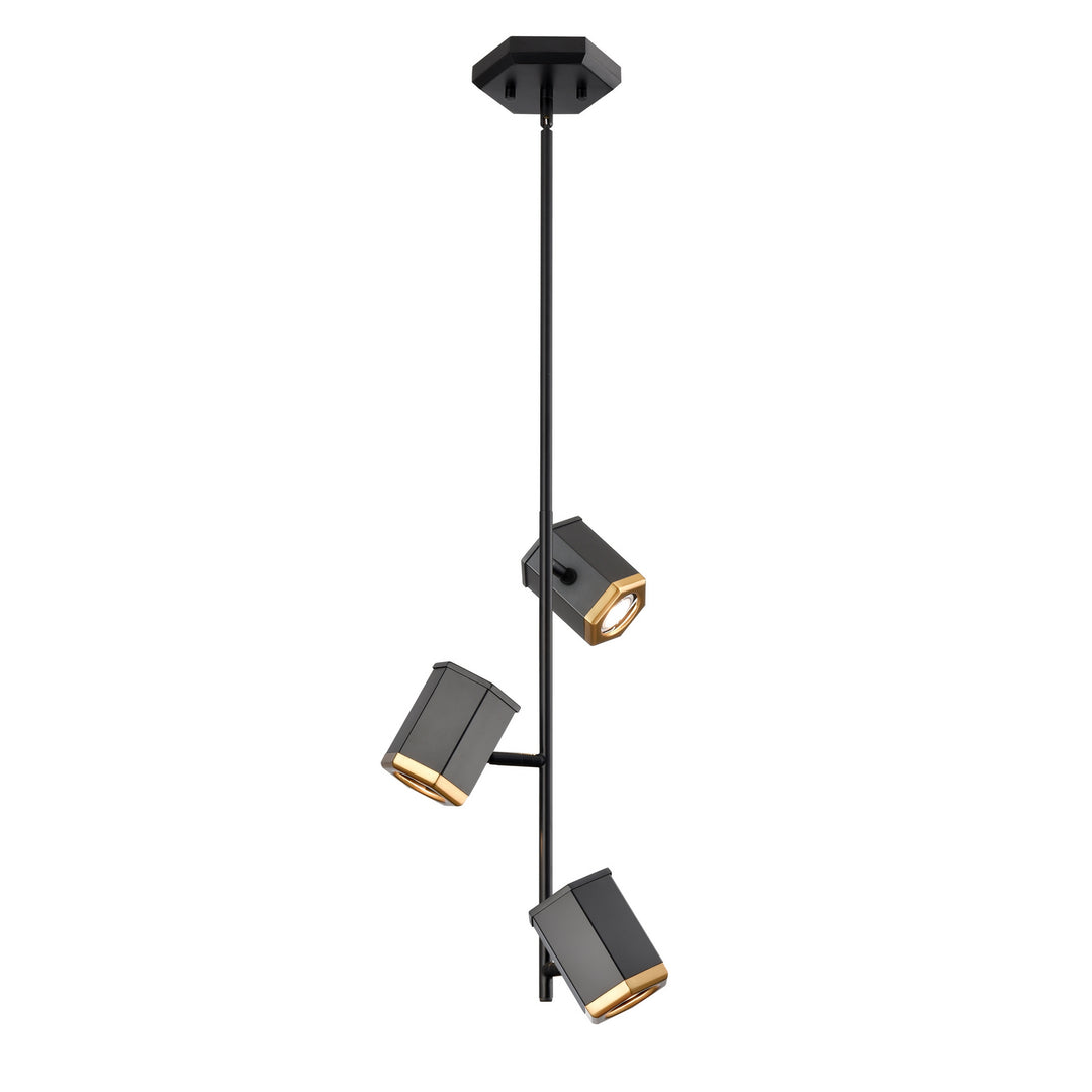 Hexa Three Light Pendant in Multiple Finishes and Ebony - available from The Lighting Shoppe, trusted by Canadian homeowners
