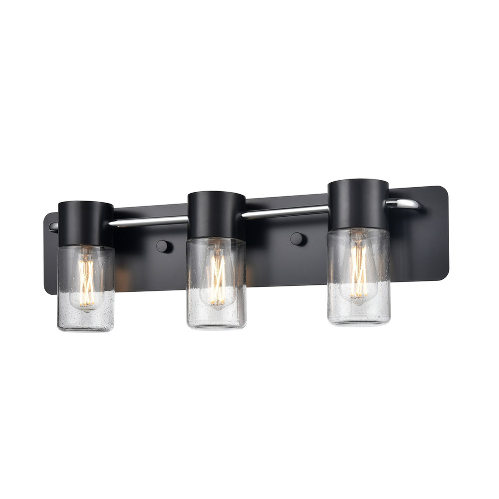 DVI Canada - DVP40743EB+CH-SDY - Three Light Vanity - Tuxedo - Chrome