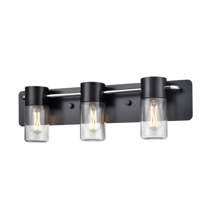 DVI Canada - DVP40743EB+CH-SDY - Three Light Vanity - Tuxedo - Chrome