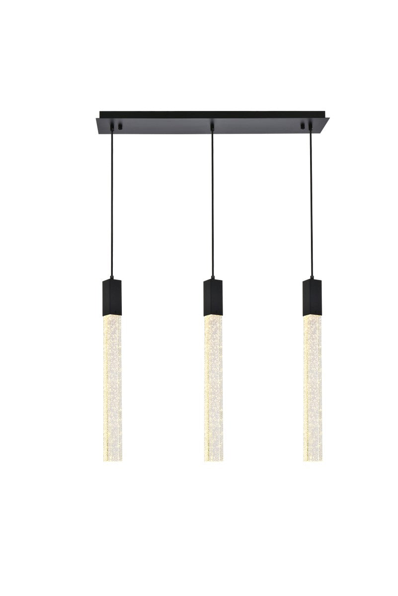 Weston Three Light Pendant in Black - available from The Lighting Shoppe, trusted by Canadian homeowners