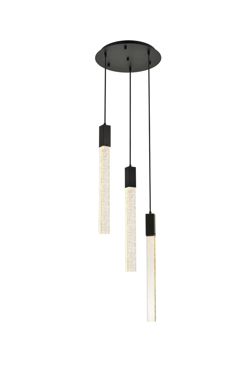 Weston Three Light Pendant in Black - available from The Lighting Shoppe, trusted by Canadian homeowners