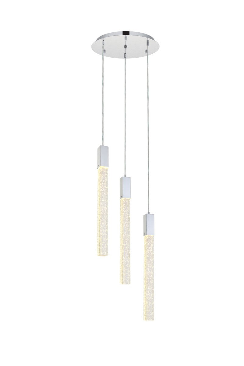 Weston Three Light Pendant in Chrome - available from The Lighting Shoppe, trusted by Canadian homeowners