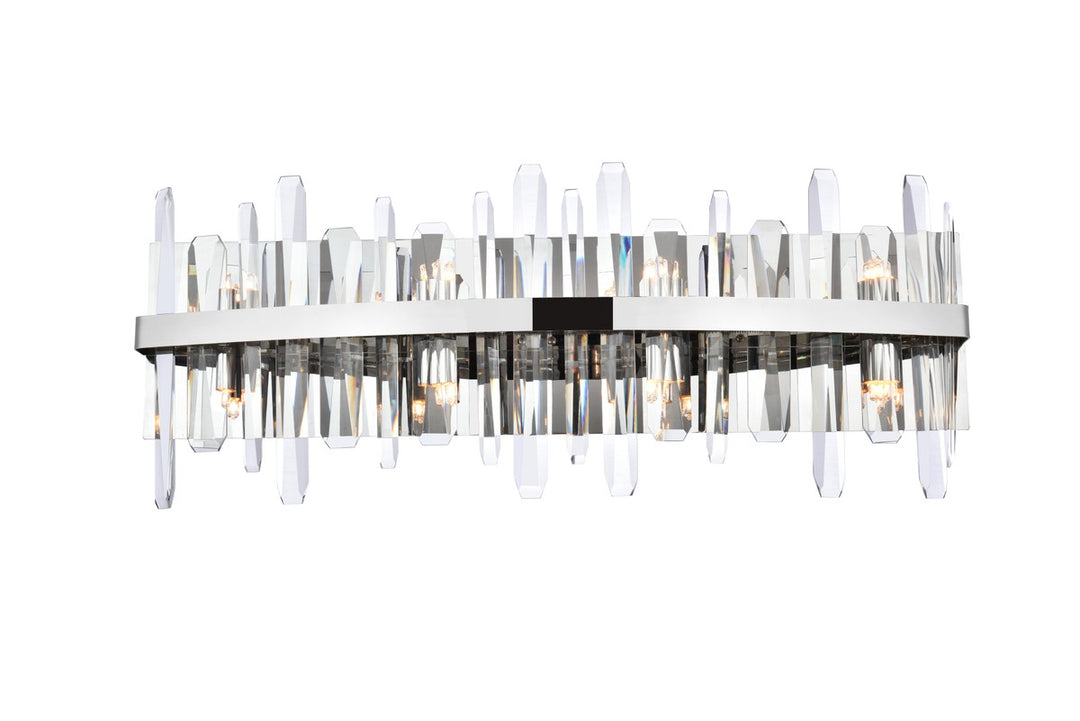Serena Eight Light Bath Sconce in Chrome - available from The Lighting Shoppe, trusted by Canadian homeowners