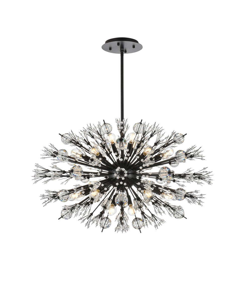 Vera 24 Light Pendant in Black - available from The Lighting Shoppe, trusted by Canadian homeowners