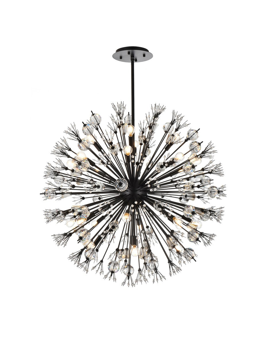Vera 24 Light Pendant in Black - available from The Lighting Shoppe, trusted by Canadian homeowners