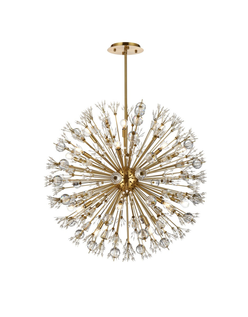 Vera 24 Light Pendant in Gold - available from The Lighting Shoppe, trusted by Canadian homeowners
