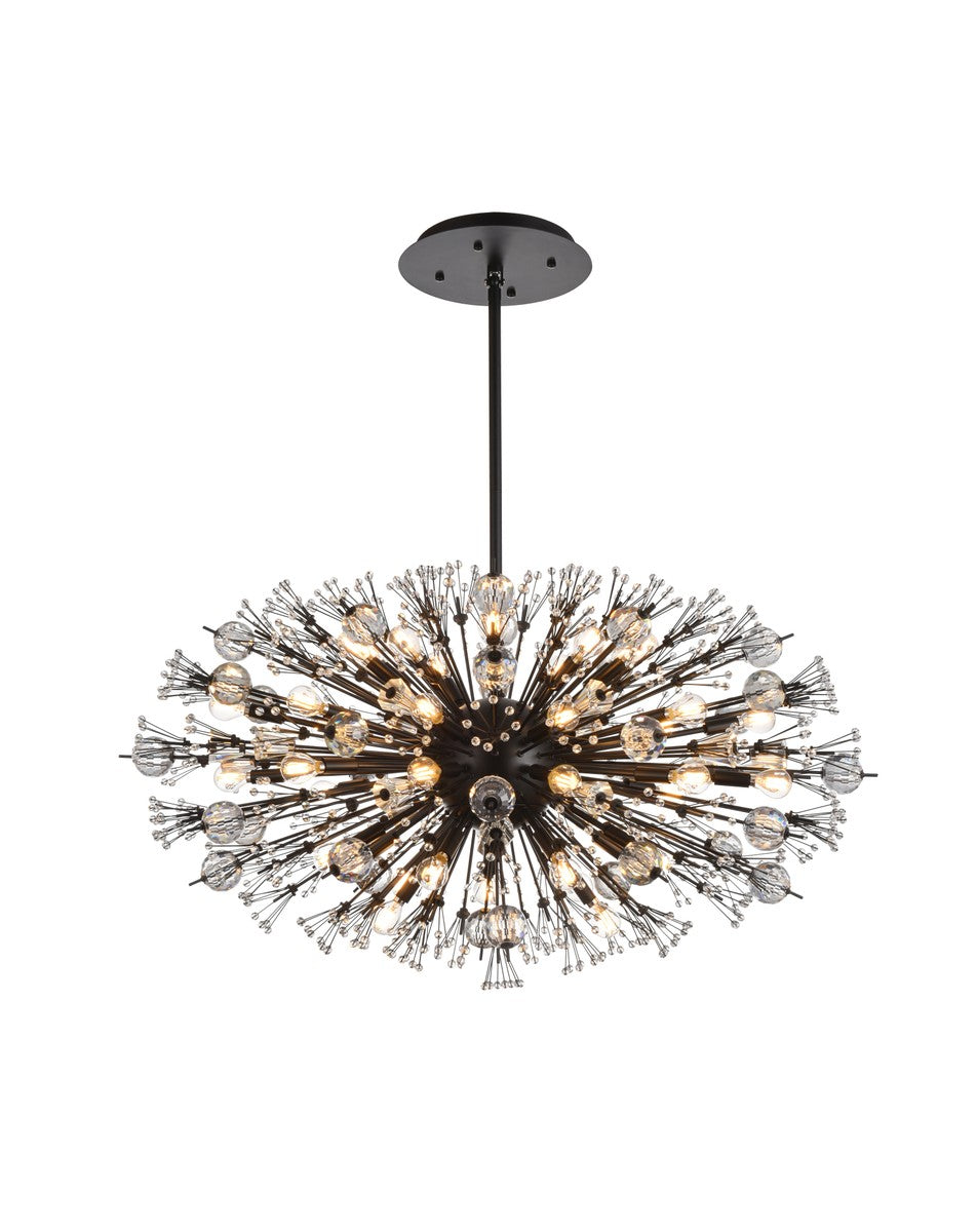 Vera 38 Light Pendant in Black - available from The Lighting Shoppe, trusted by Canadian homeowners