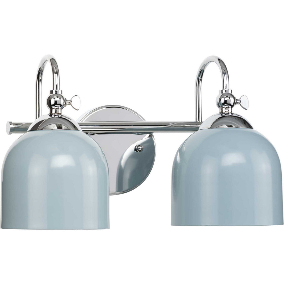 Dalton Two Light Bath Vanity in Polished Chrome - available from The Lighting Shoppe, trusted by Canadian homeowners