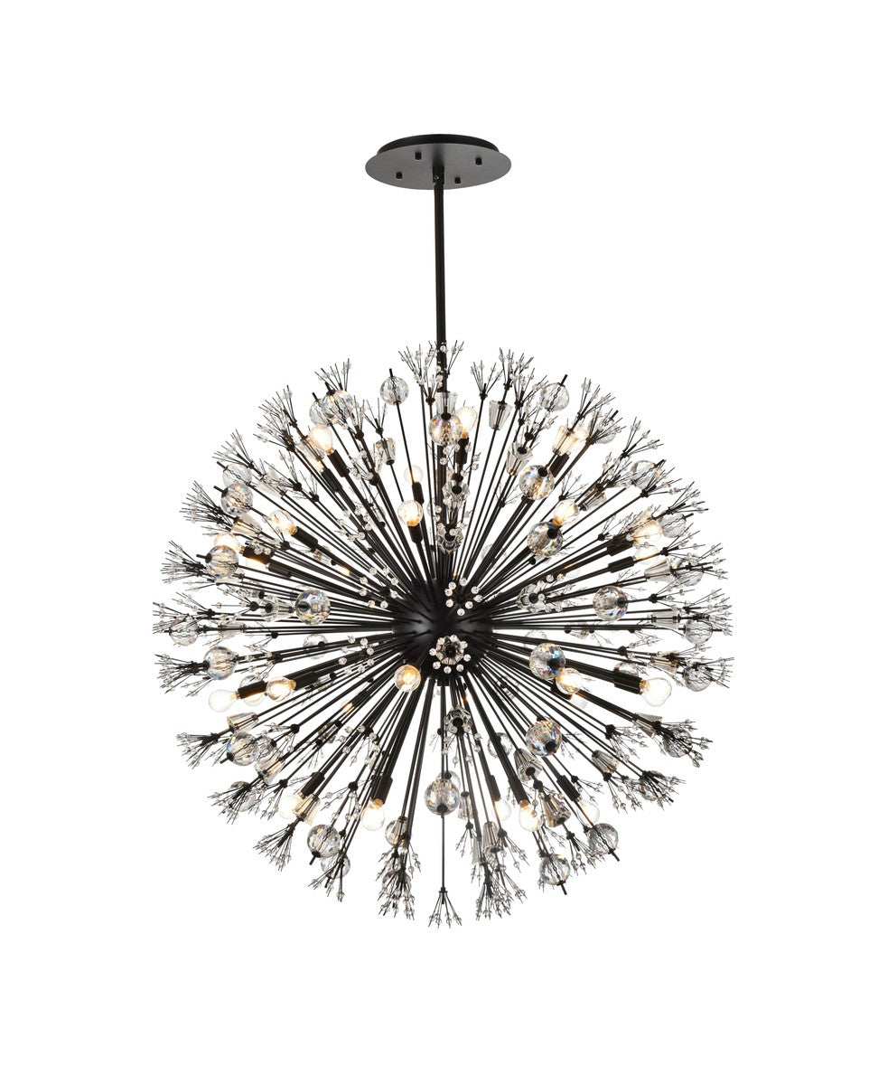 Vera 32 Light Pendant in Black - available from The Lighting Shoppe, trusted by Canadian homeowners