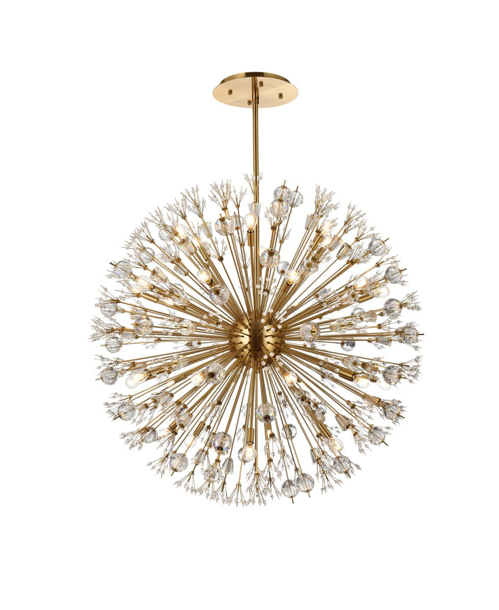 Vera 32 Light Pendant in Gold - available from The Lighting Shoppe, trusted by Canadian homeowners