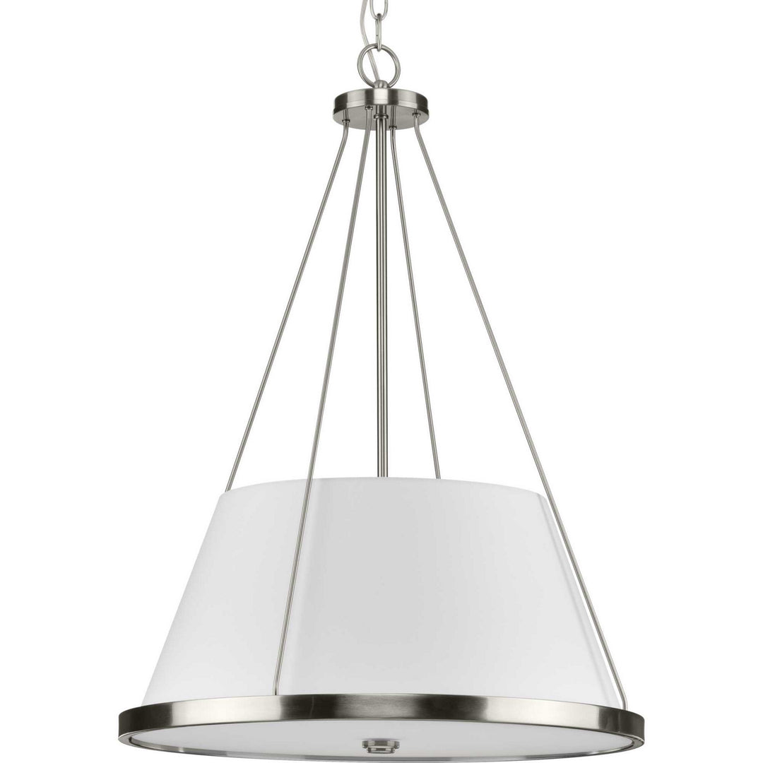 Progress Canada - P500357-009 - Three Light Pendant - Saffert - Brushed Nickel
