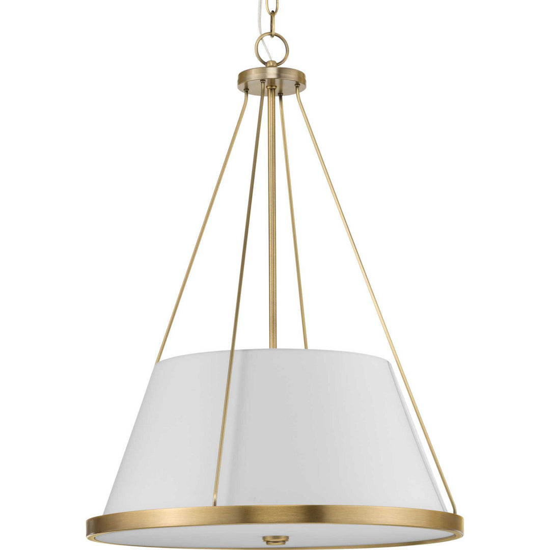 Progress Canada - P500357-163 - Three Light Pendant - Saffert - Vintage Brass