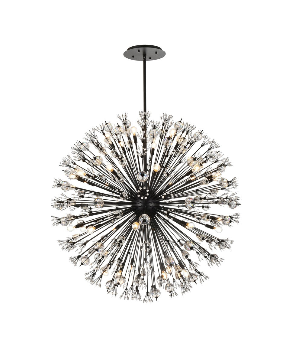 Vera 34 Light Pendant in Black - available from The Lighting Shoppe, trusted by Canadian homeowners