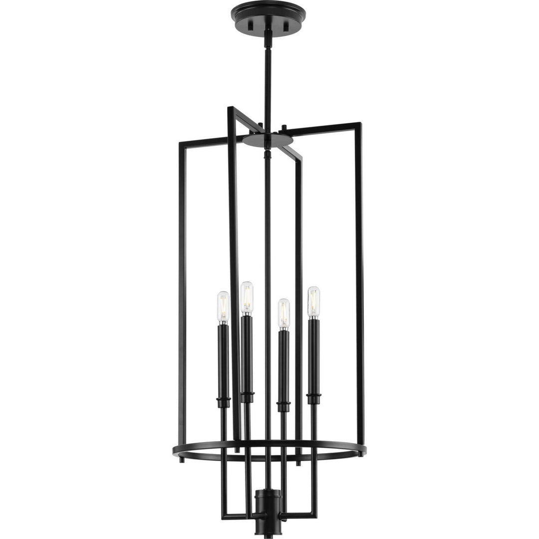 Progress Canada - P500363-31M - Four Light Foyer Chandelier - Elara - Matte Black