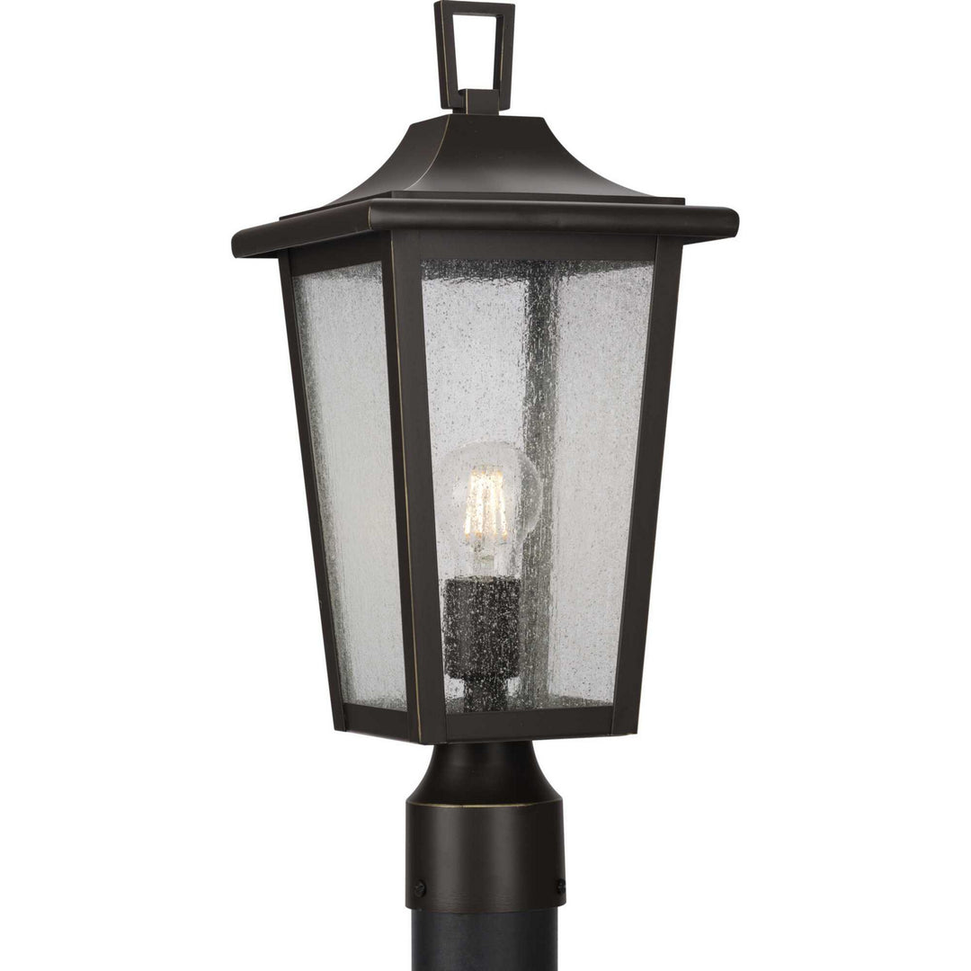 Padgett One Light Outdoor Post Mount in Antique Bronze - available from The Lighting Shoppe, trusted by Canadian homeowners