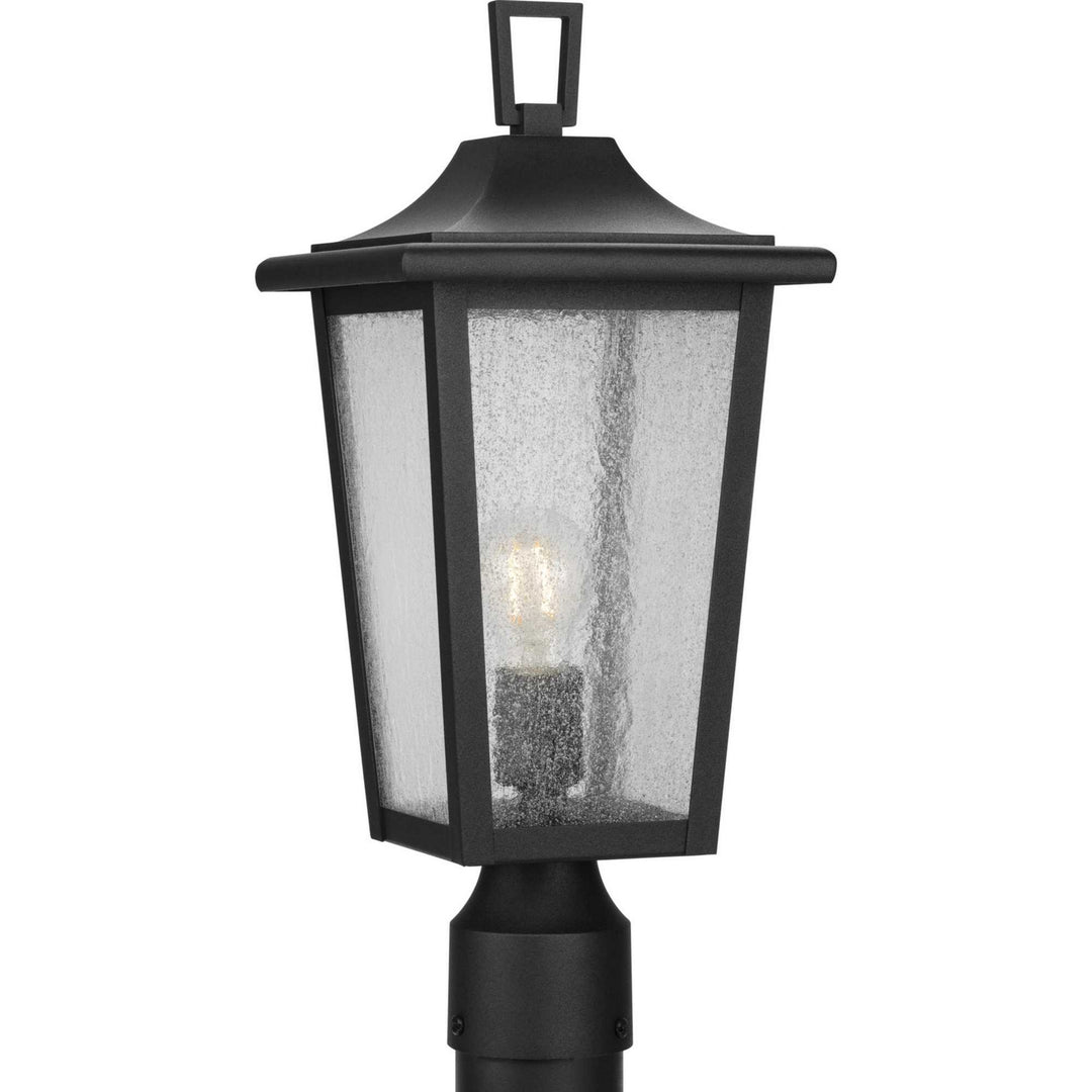 Padgett One Light Outdoor Post Mount in Black - available from The Lighting Shoppe, trusted by Canadian homeowners