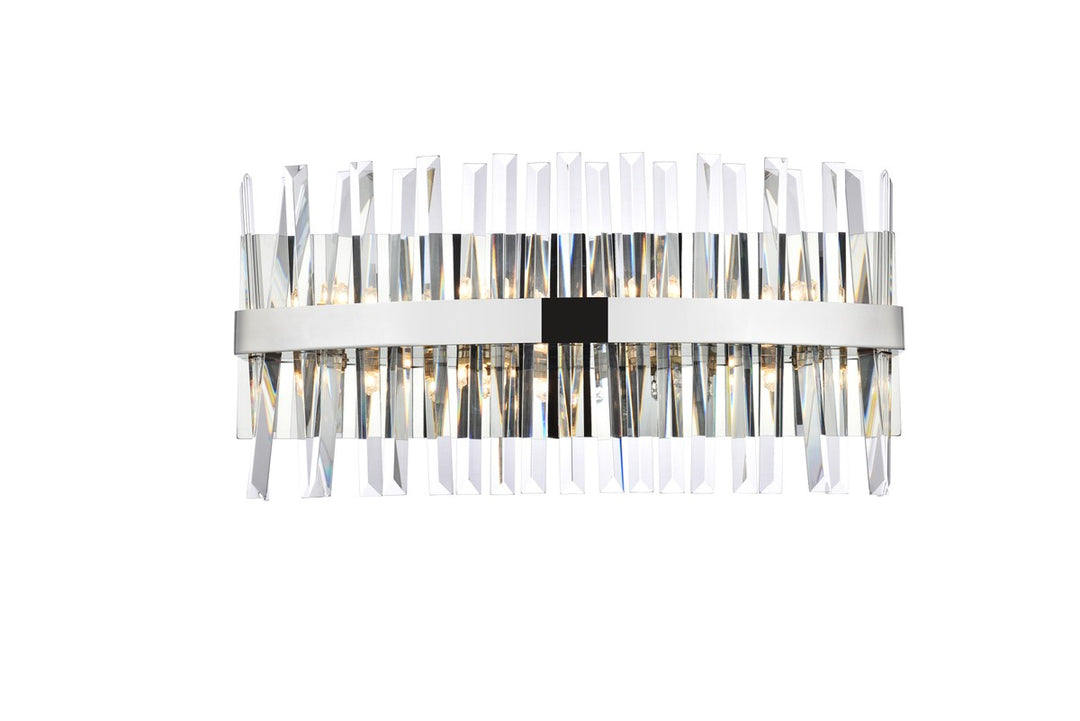Serephina Eight Light Bath Sconce in Chrome - available from The Lighting Shoppe, trusted by Canadian homeowners