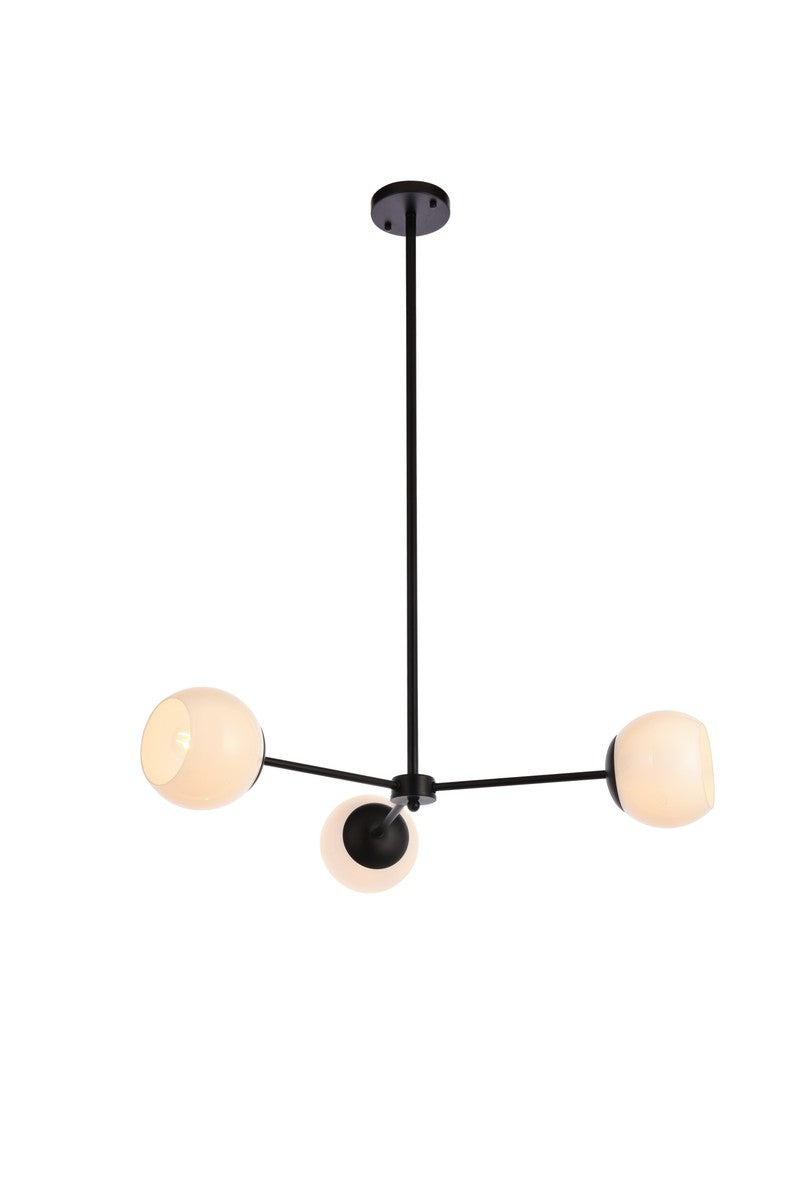 Briggs Three Light Pendant in black - available from The Lighting Shoppe, trusted by Canadian homeowners