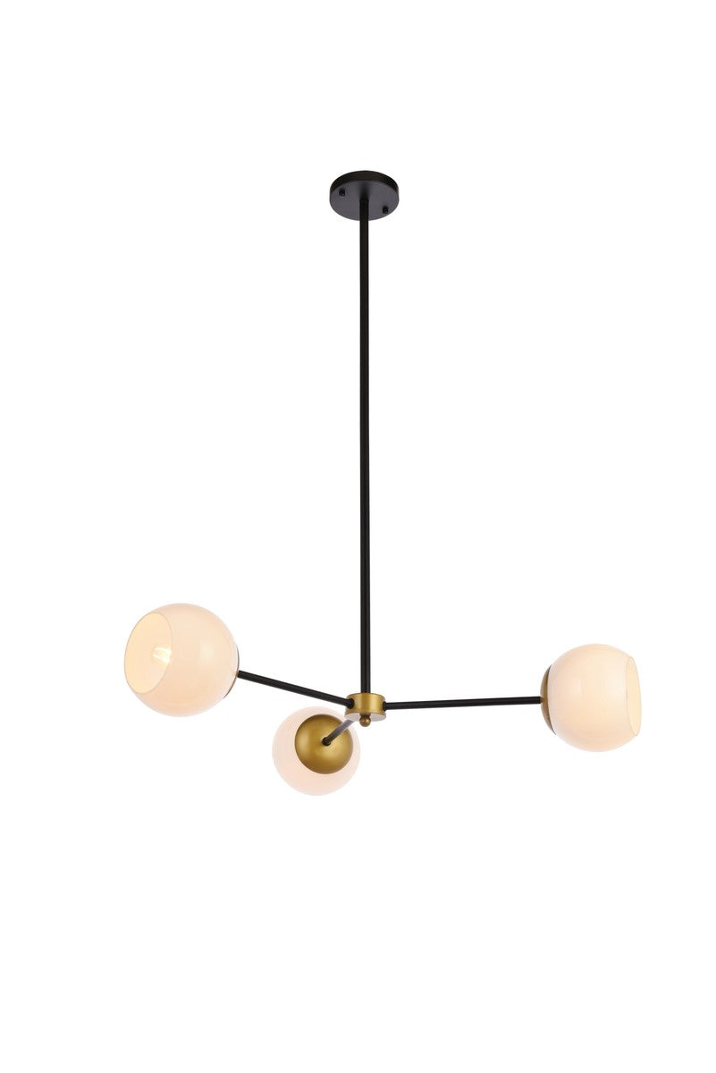 Briggs Three Light Pendant in black - available from The Lighting Shoppe, trusted by Canadian homeowners