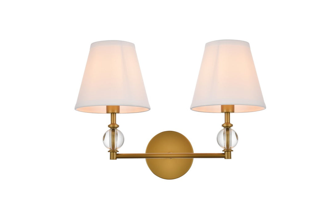 Bethany Two Light Bath in Brass - available from The Lighting Shoppe, trusted by Canadian homeowners